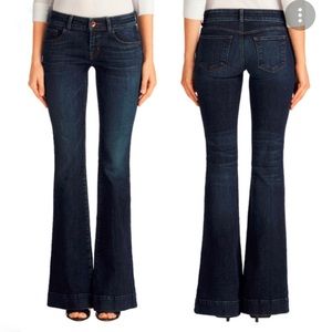 J Brand Dark Wash Bell Bottom Jeans 29